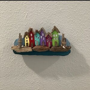 Driftwood Art, Driftwood Beach Houses, Driftwood Beach Art, Coastal Decor
